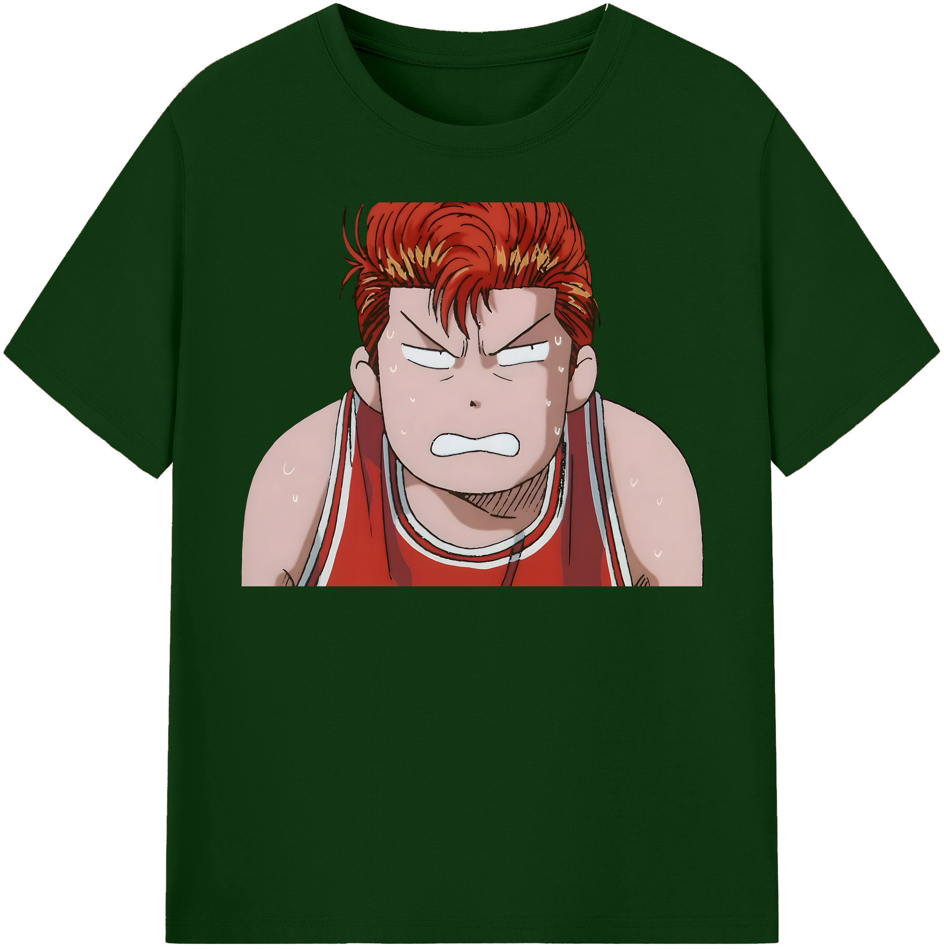 SLAM DUNK／スラムダンク 綿100％半袖Tシャツ（フロントプリント）